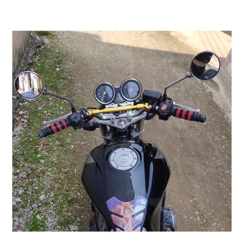 Espejo retrovisor de motocicleta ABS universal ajustable 8 10mm 4