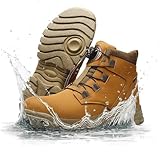 [夕暮れの香り] 安全靴 ハイカット ブーツ 撥水 溶接 メンズ レディース 鋼先芯 釘踏み抜き防止 あんぜん靴 作業靴 耐滑耐摩耗 工事現場 セーフティーシューズ レインブーツ 長靴 大きいサイズ