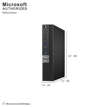 Dell OptiPlex 3040 Micro Business Desktop PC, Intel Quad