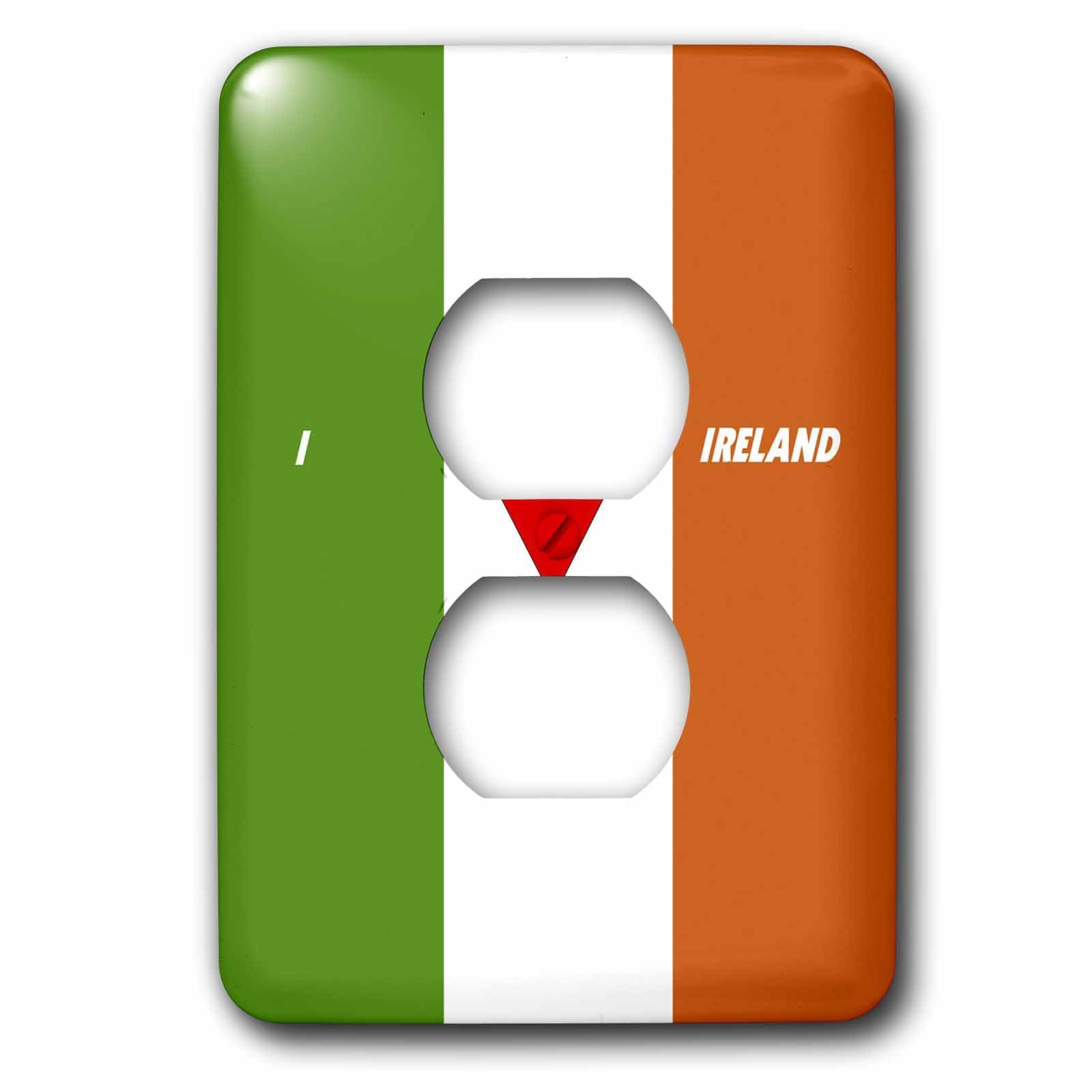 I Love Ireland Outlet Cover plaque de prise décorative 3dRose LSP_51531_6