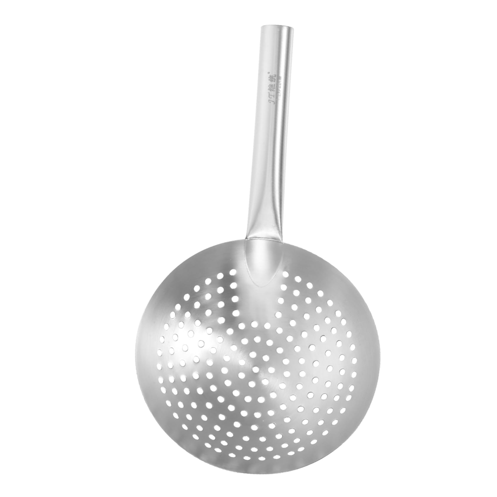 Luxshiny Stainless Steel Skimmer Spoon Heavy Duty Filter Spoon for Draining Fried Foods Convenient Kitchen Tool for Noodles and Oil Skimming Resistant and