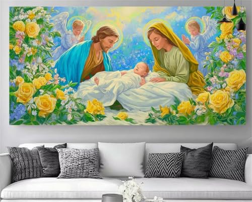 Kit Peinture Numéro Adulte XXL motif fleur, le cadeau artistique idéal pour passionnés de DIY