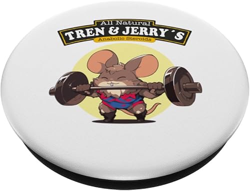Miniatura 2 de TREN ANABOLIC STEROID Funny Workout Bodybuilder GYM TRAIN PopSockets Standard PopGrip