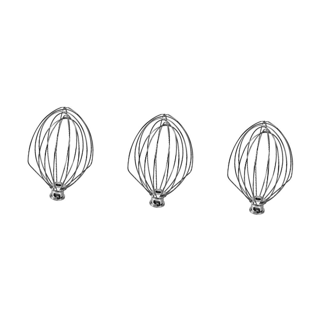 TEHAUX 3pezzi Frusta Elettrica Inossidabile Per Mixer Accessorio Per Salse e Bevande Strumento Resistente e Facile Usare