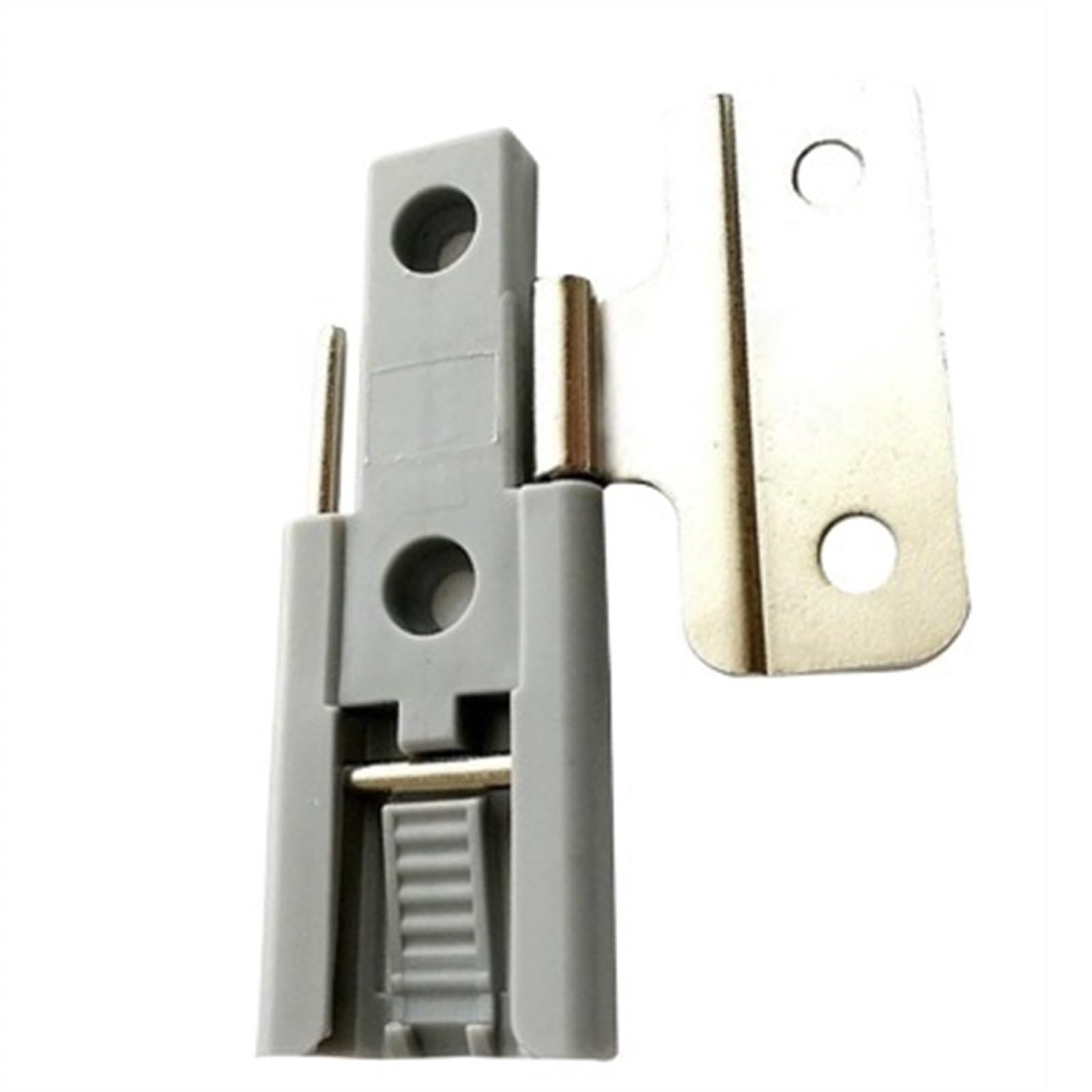 Fmbc One Color 4Pcs Reversal Folding Sliding Door Hinge Bi-Fold Closet Wardrobe Cabinet Cupboard Tracked (A Or B) Abs Plastic + Zinc Alloy 135°/180° Opening Angle 1.0Mm Thickness