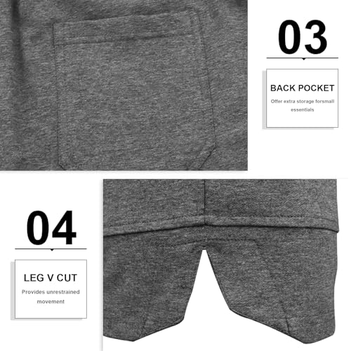 Image of PIDOGYM Men's 5 inch Gym Workout Shorts,Fitted Jogging Short Pants for Bodybuilding Running Training with Zipper Pockets