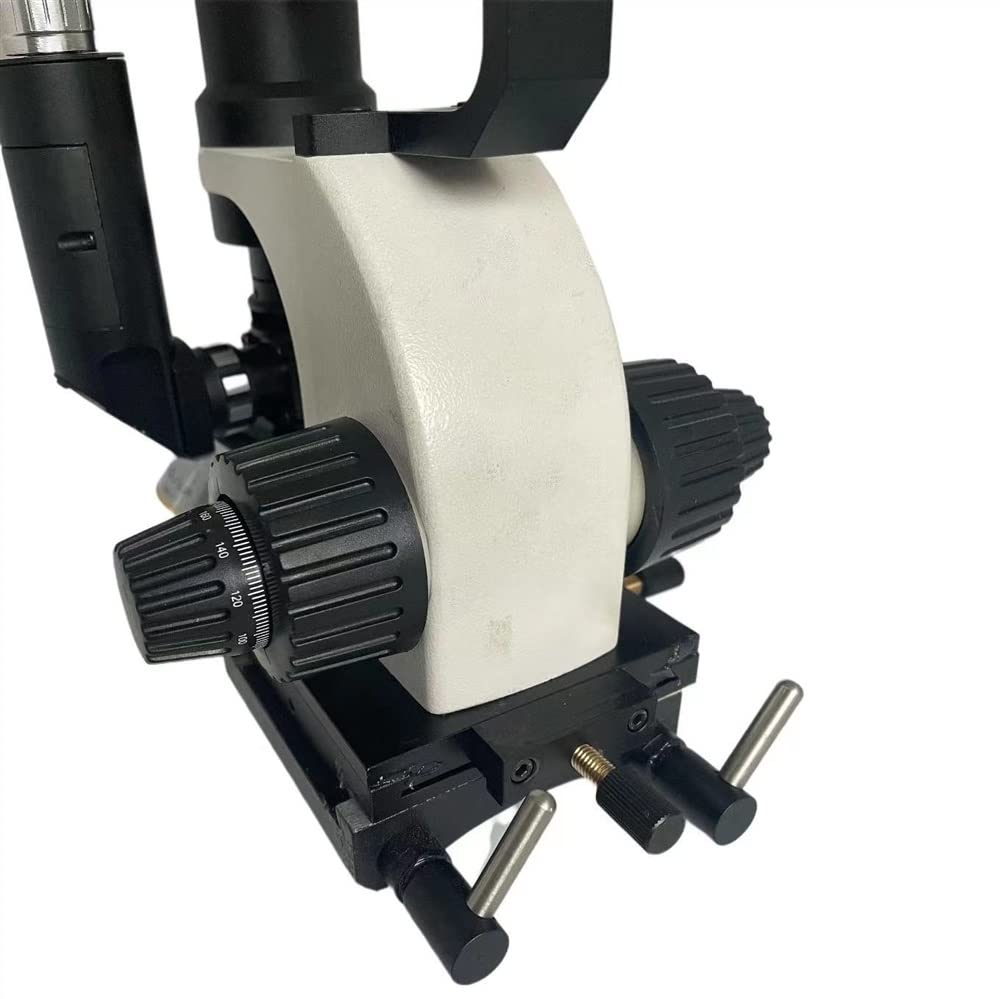 Kit di Accessori per microscopio Microscopio metallografico polarizzante con Lenti Multi-Obiettivo Microscopio metallurgico Portatile Portatile Vetrini per microscopio