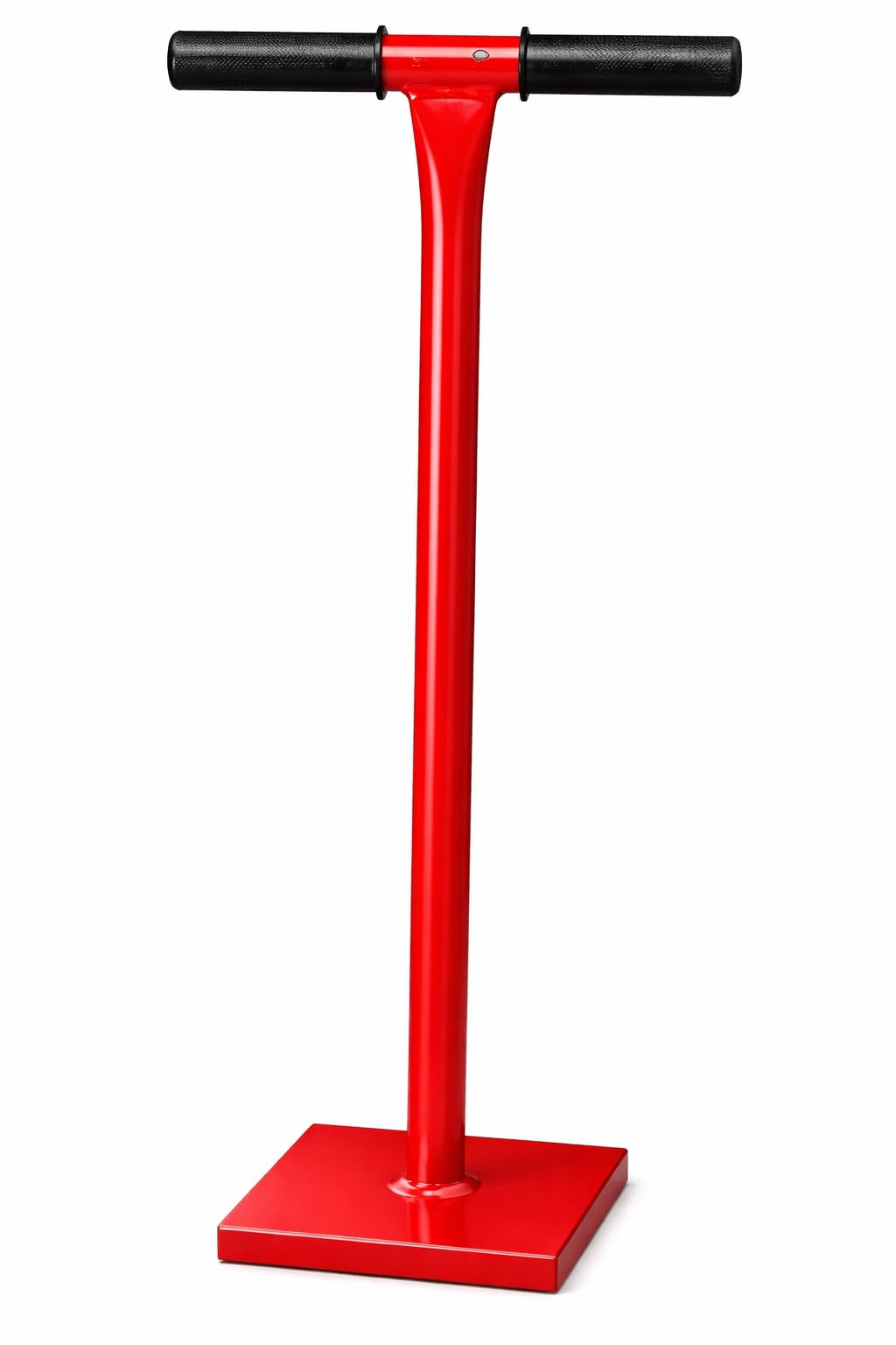 Erdstampfer 150x150 mm Handstampfer aus massivem Stahl 83 cm T-Griff Betonstampfer Bodenverdichter