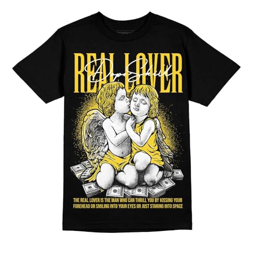 Amazon.com: DopeSkill Graphic Tee Black Yellow Thunder AJ4