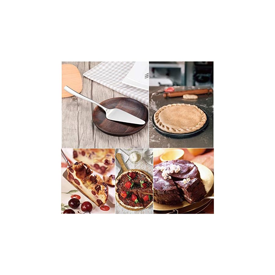 KSENDALO-Luxurious-SUS304-Stainless-Steel-Pie-Server-Mirror-Finish-Silver-Spatula-for-Serving-Cutting-Serving-Cakes-Pies-Pizzas-Desserts-Perfect-for-Weddings-Birthdays-Parties KSENDALO Luxurious SUS304 Stainless Steel Pie Server, Mirror Finish Silver Spatula for Serving, Cutting & Serving Cakes, Pies, Pizzas & Desserts - Perfect for Weddings, Birthdays &Parties