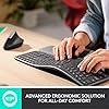 Logitech Ergo K860 Wireless Ergonomic Keyboard with Wrist Rest and MX Vertical Wireless Mouse #1