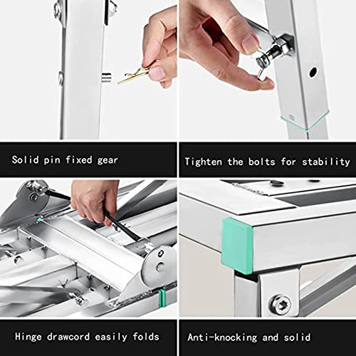 Échafaudage pliable portable plateforme de travail outils pour rénovation