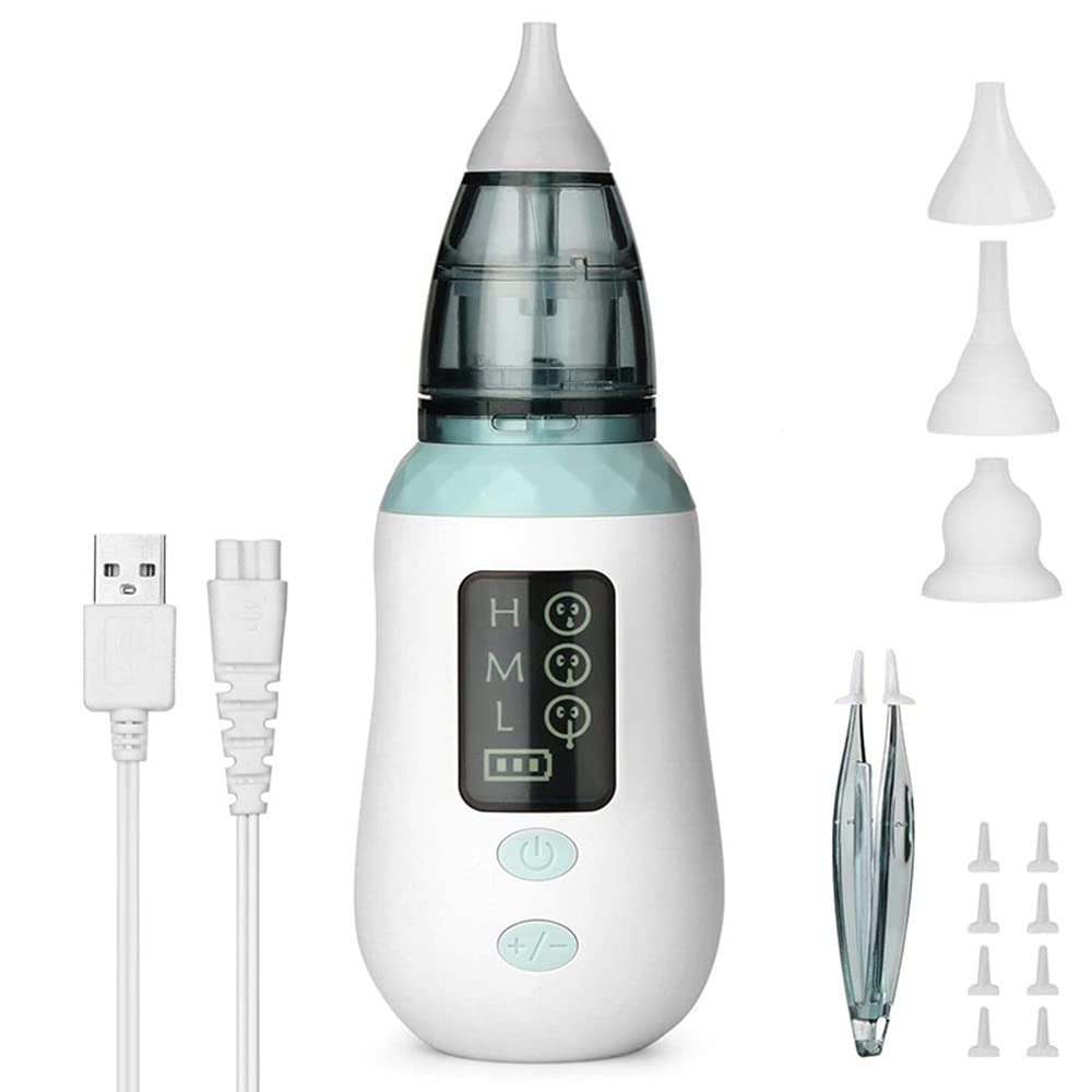 Bebé Aspirador Nasal eléctrico LED de visualización de la Nariz Limpiador inhalador Equipo Aspirador Niños Cuidado del oído Prevención de Reflujo Aspirat