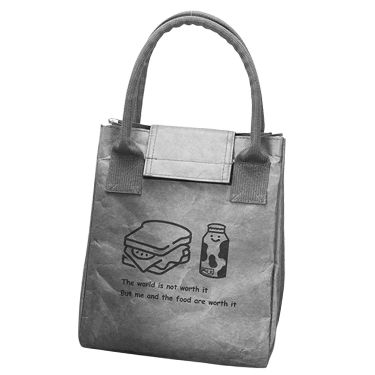 MAGICLULU 3piezas Bolsa De Almuerzo Térmica De Transporte De Insulación Para Picnic y Bag De Comida Reutilizable y Práctica