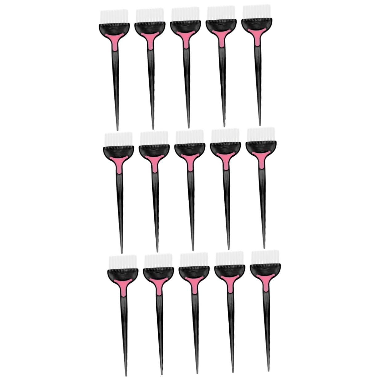 Beavorty 15 Piezas Peine Cepillo Para Teñir El Cabello Suministros Para Teñir El Cabello Cepillos De Aceite Para El Cabello Cepillo Para Resaltar Cepillos De Tinte Herramienta Piel Suave
