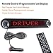 Leadleds Dc 12v Remote Led Car Sign Programmable Scrolling Message Sign Board for Car, Shop, Store (Red)