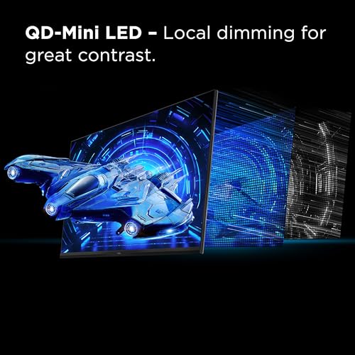 Image of TCL 27G64 27 Inch 1440P (QHD) QD Mini LED Gaming Monitor, 180Hz, 1ms, HDR600 Brightness, 180 Local Dimming Zones, AMD FreeSync, NVIDIA G-SYNC Compatible, HDMI and DisplayPort Inputs, Off-White