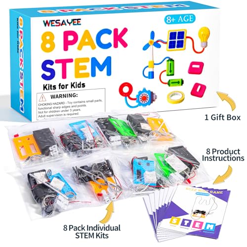 STEM Toy Science Kits, 8 Set Electric Circuit Boy Crafts for Kids Age 8-12 - Image 4