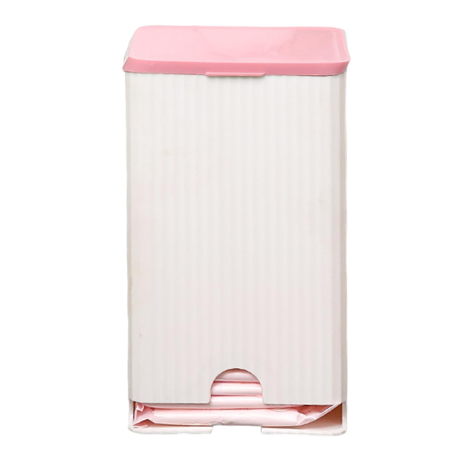 Organizadora Antihumedad Compacta PP 19.5x11.5x11.5cm para Productos Femeninos Papel Higiénico Toallas Sanitarias