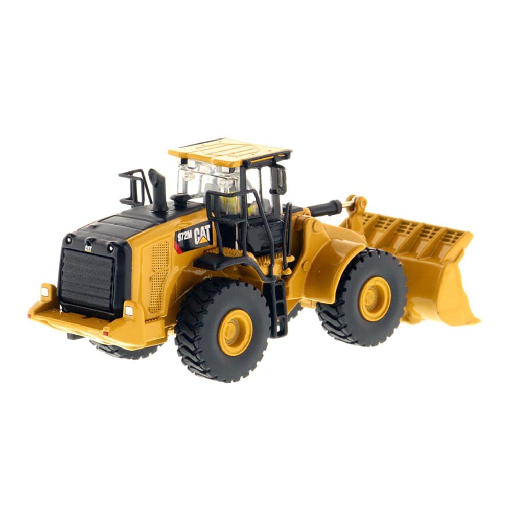 Diecast Masters 85949 - Caterpillar ładowarka rowerowa 972M, wierny w szczegółach pojazd budowlany H0 CAT w metalowym pudełku, skala 1:87, ok. 10,3 x 3,7 x 4,2 cm