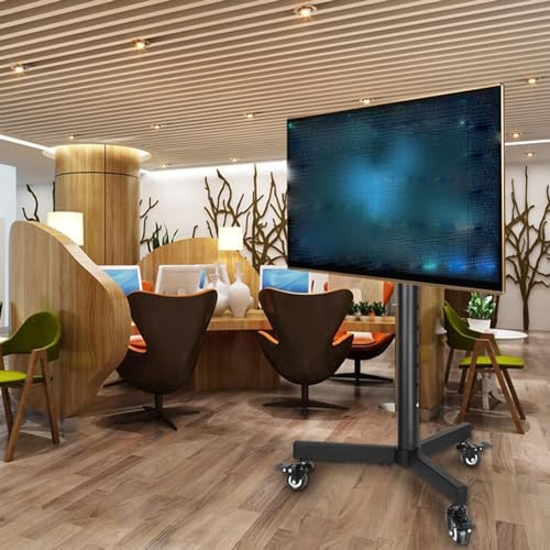 Soporte móvil para TV de 14-32 pulgadas, altura ajustable miniatura 1