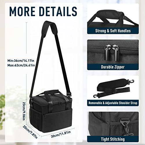 Aosbos Borsa Termica Porta Pranzo 15L, Grande