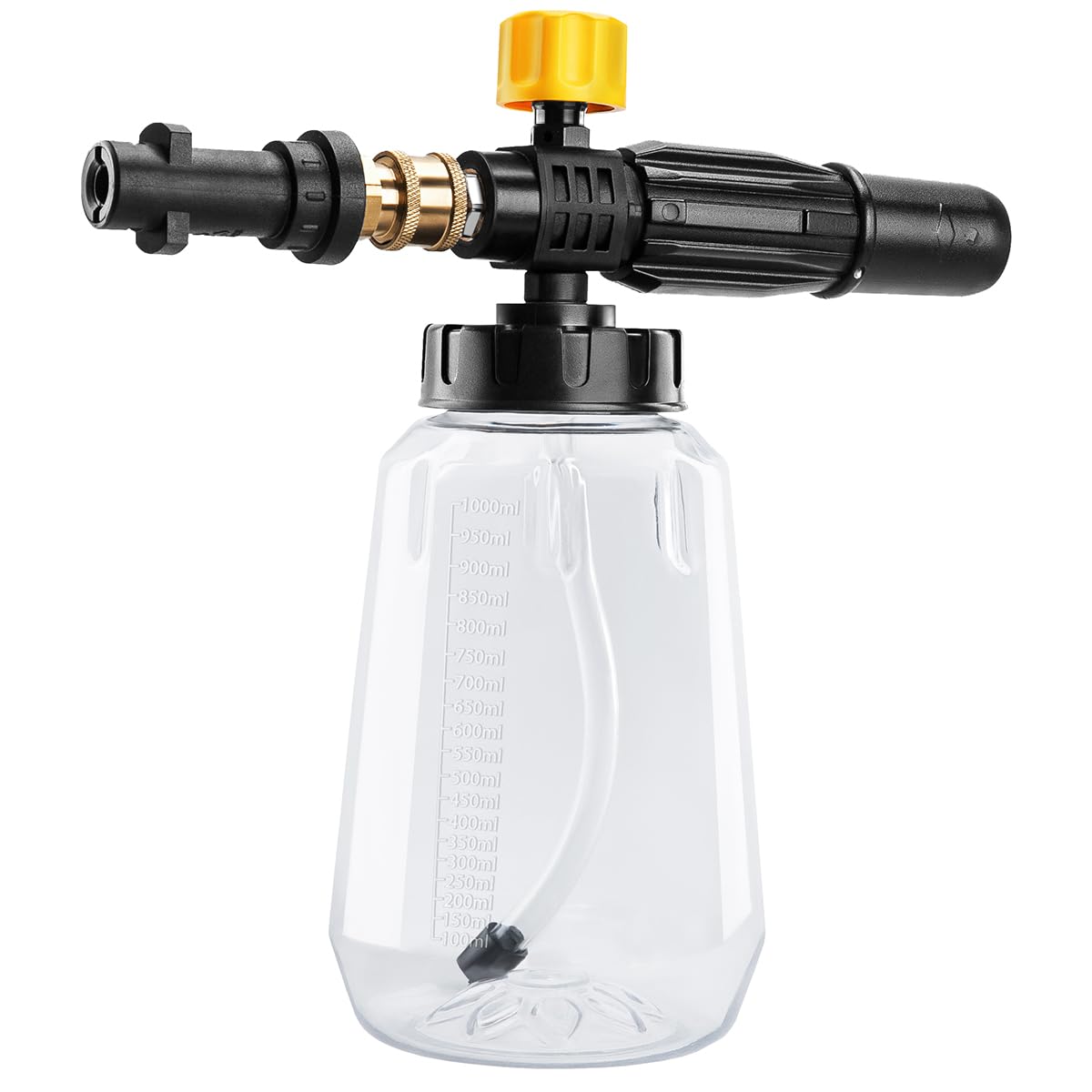 Lanza de espuma para Karcher K2-K7, pistola de espuma para lavado de coche para aplicación de lavadora a presión, Dispensador de Jabón Ajustable de 1L