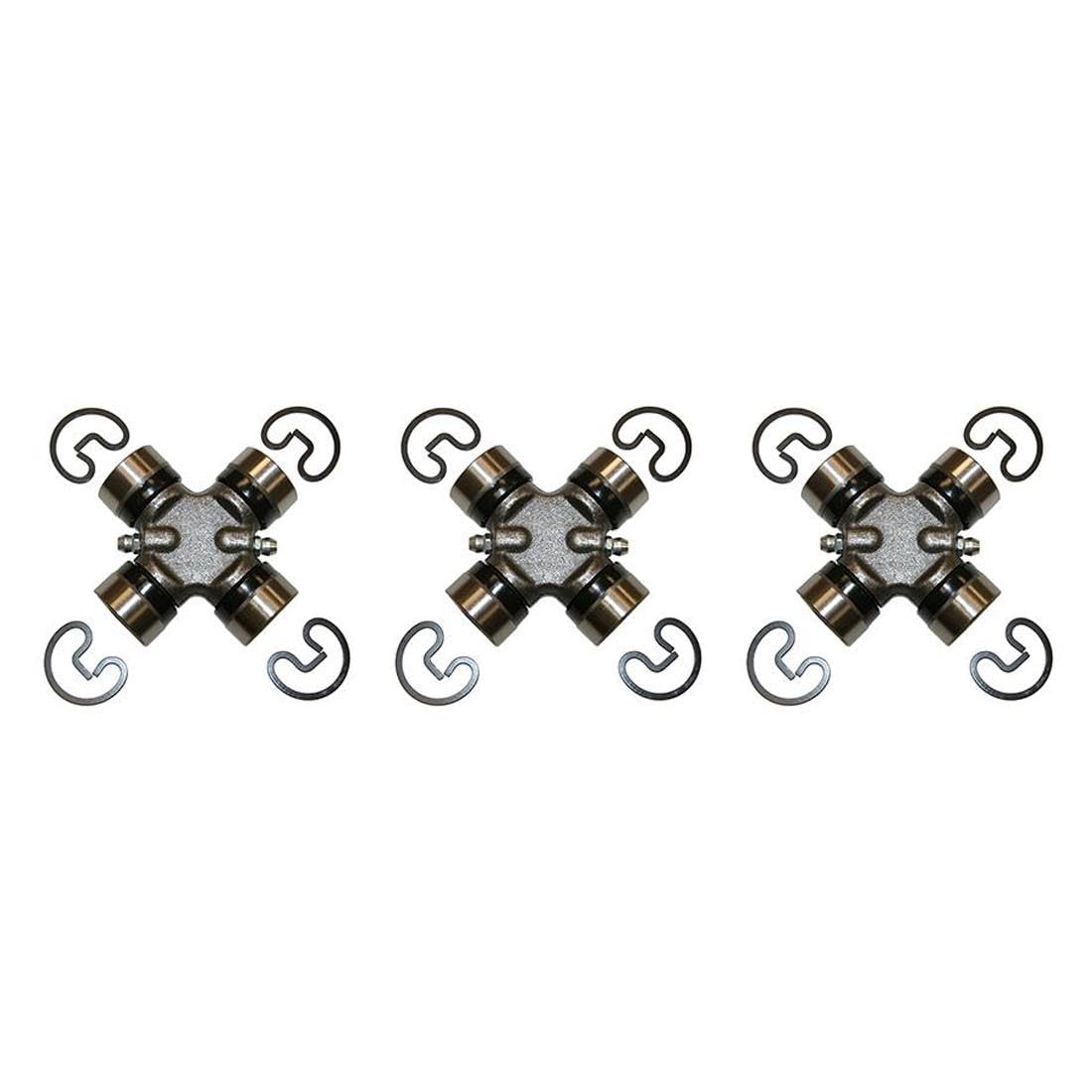 3X U Joint, Rear Shaft All Joints Universal Joint Automotive Replacement Universal Joints for Volvo 240 1990-1993 for Volvo 244 1985-1989 for Volvo 245 1985-1989 for Volvo 740 1985-1992