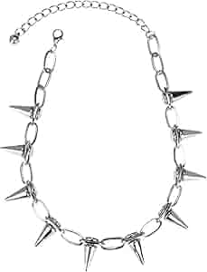 COLORFUL BLING Punk Spiked Chokers Necklaces Gothic Rivet