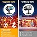 4-Large Pattern Halloween Christmas Projector Lights Outdoor, 29 Effects Holiday Projector Light Outdoor 2 in 1 with Remote, Christmas Decorations Lighting for Outside Home Party House Decor