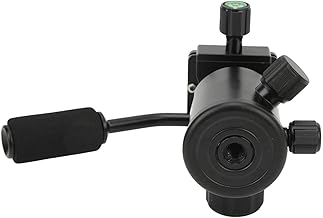 Cabeça de bola de tripé Cabeça de tripé para fotografia com alça de metal 360 graus giratória cabeça de bola panorâmica 1/4 pol.