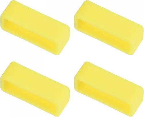 uxcell Correas de correa de reloj, anillos de sujeción de repuesto de goma, soporte de reloj de silicona para correa de reloj de 0.866 in de ancho,