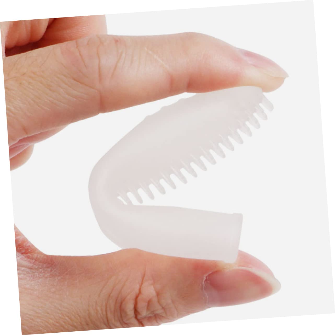 POPETPOP Lot De 4 Brosses À Dents Pour Animaux De Compagnie Outil De Nettoyage Des Dents De Chien Brosse À Dents En Silicone Pour Chien Fabrication Soignée Matériau Sûr