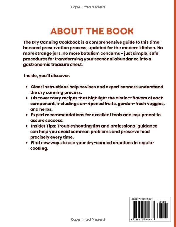 Miniatura 2 de THE ULTIMATE DRY CANNING COOKBOOK Easy Recipes and Techniques for Delicious, Long-Lasting Food.