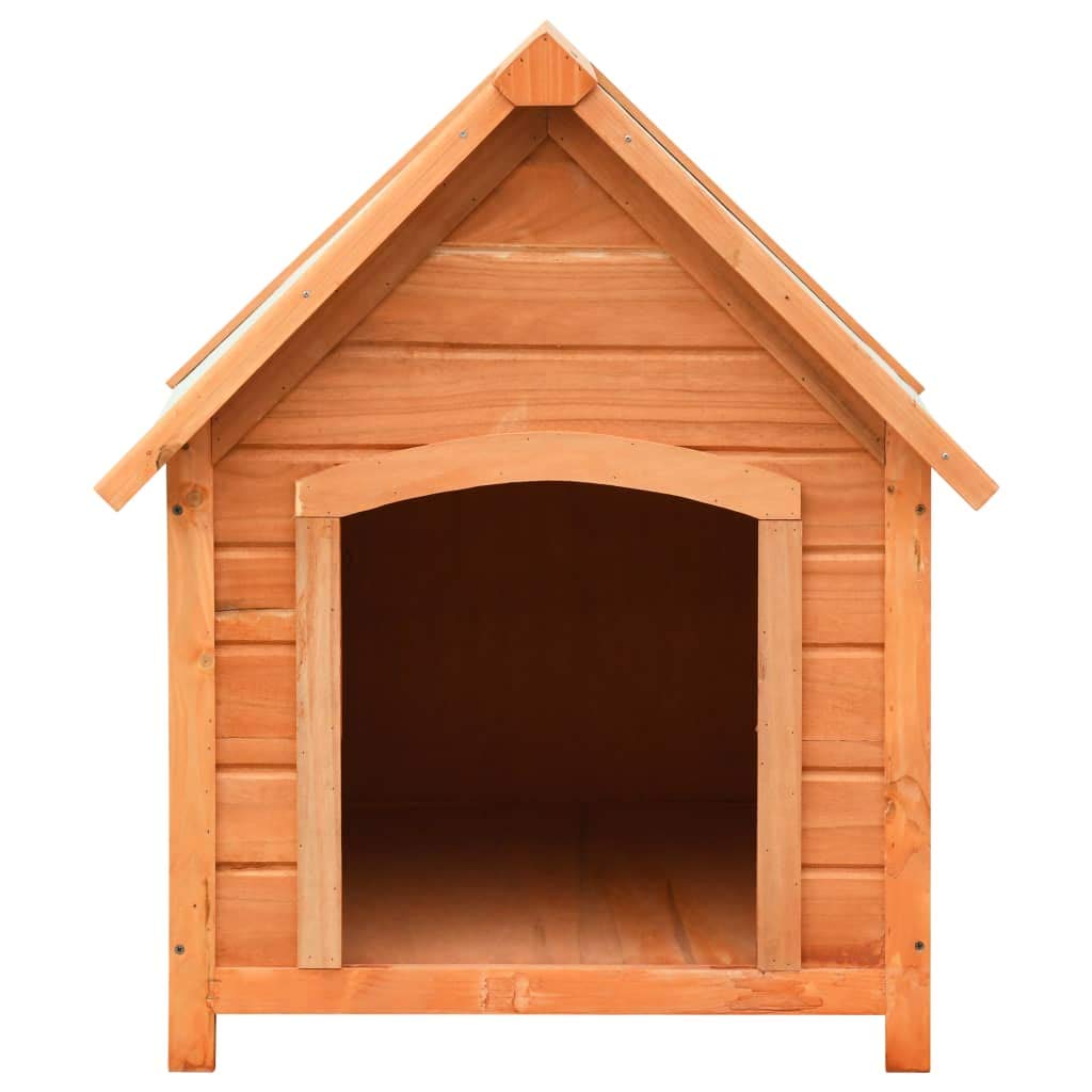 vidaXL Casa per cani in legno massello di pino e abete patio esterno in legno giardino grande gabbia per animali domestici cabina cuccia per cani forniture per animali domestici unità accessori