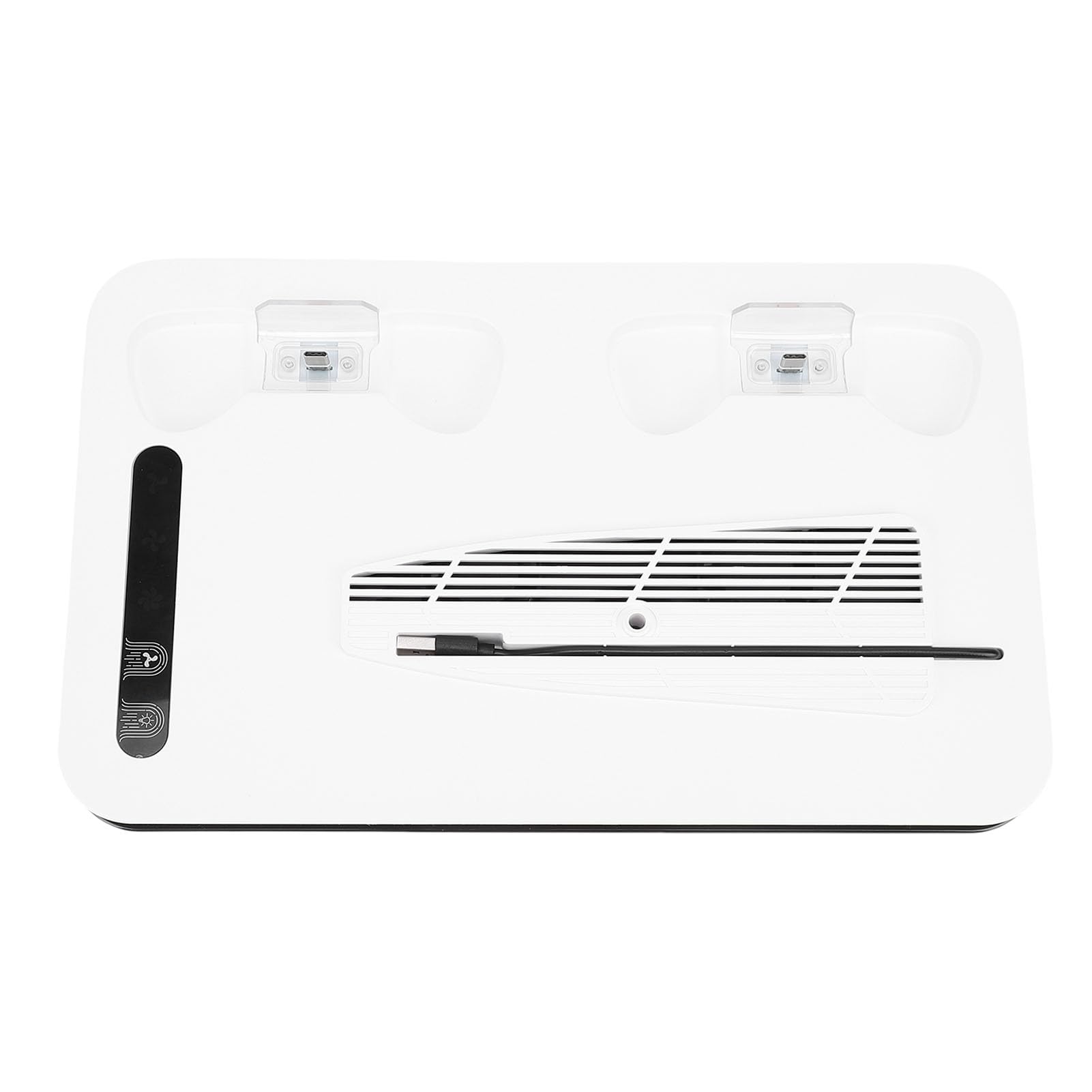 Jiawu Supporto di Ricarica per Console di Gioco con 8 modalità RGB e Doppio Caricatore Veloce per gli Appassionati di Giochi