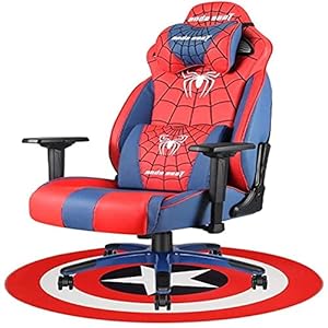 HHII Gaming Chair/Student Study Chair/Game Chair/Boss Office Chair/Safe Roterende en Duurzaam/Handborduurwerk Classic Craft,Rood