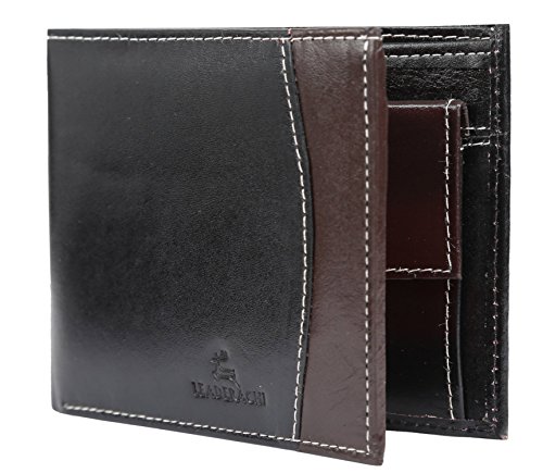 Leaderachi Leather Men's Wallet [Winnipeg-Black]