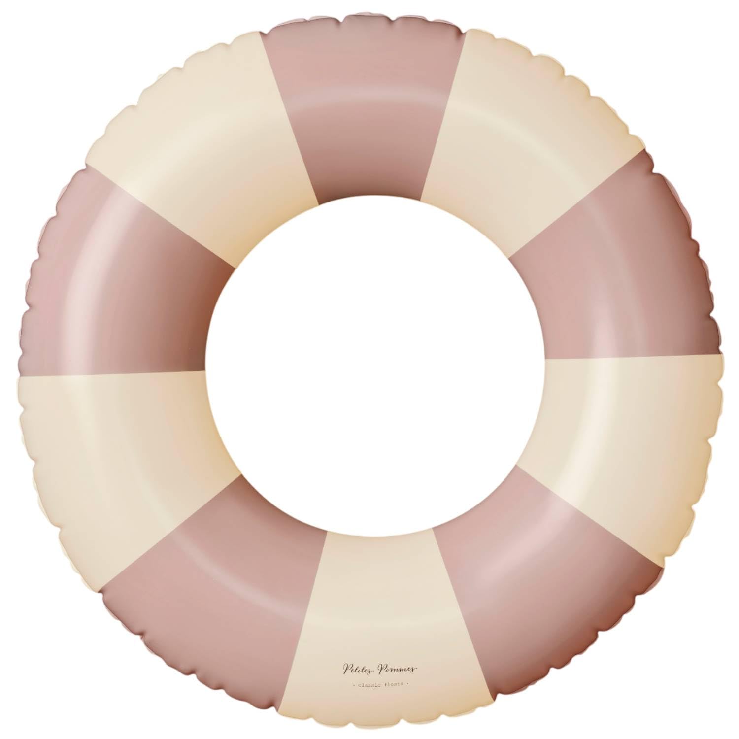 Petites Pommes Swimming Ring Swimming Aid Diameter 45-120 cm for Children and Adults (French Rose, 60 cm) โ image 1