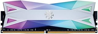 XPG DDR4 D60G RGB 16GB (2x8GB) 3200MHz PC4-25600 U-DIMM CL16-20-20 Desktop Memory Kit White (AX4U320038G16A-DW60)