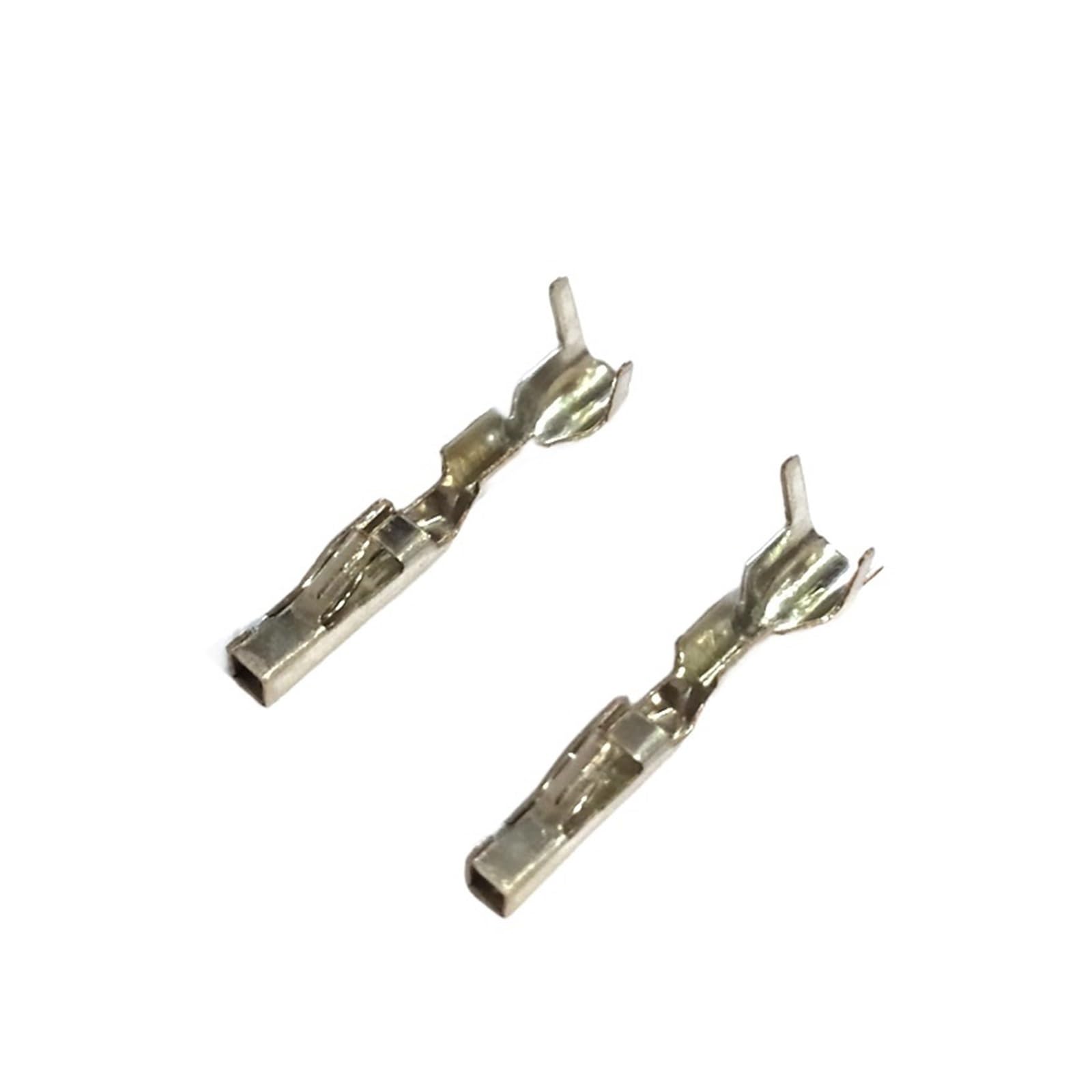 50 Uds. Pin de Empalme de Terminal de Cable Suelto de engarzado automático de 1,2 MM for Conector eléctrico 1718653-1 4F0973703 G406(500 Pcs)