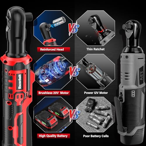 Ruzorbolt 20V Cordless Electric Ratchet Wrench