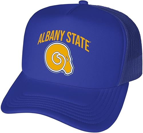 Campus Lab Gorra de camionero oficial con logotipo primario colegiado de Mega Foam Snapback - Unisex para hombre y mujer