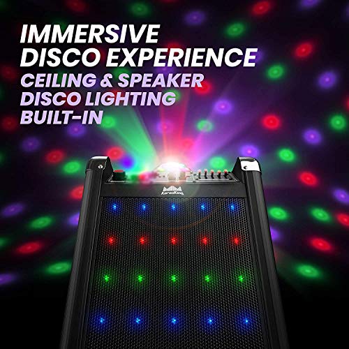 KaraoKing Karaoke Machine for Kids & Adults Wireless Microphone Speaker