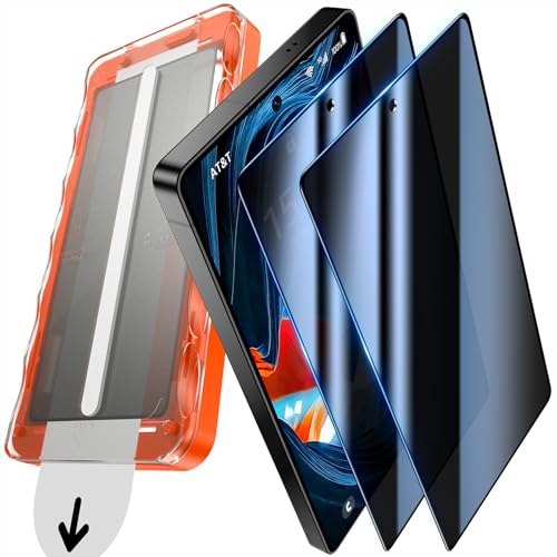 UniqueMe für Samsung Galaxy S25 Ultra für Panzerglas Sichtschutz - Privacy Schutzfolie Automatische Installation Bruchsicher Militärniveau Anti-Spy Folie 2 Stück