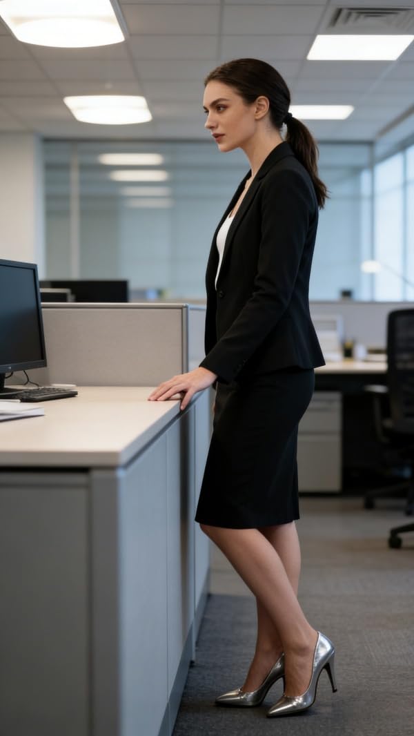 Ensemble jupe d'affaires pour femme, coupe ajustée, blazer et jupe crayon, tenue de bureau