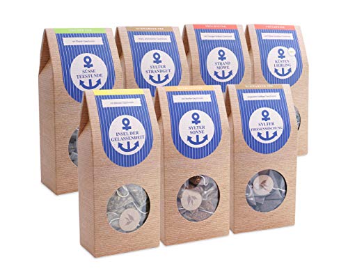 Rotbuschtee im Pyramidenbeutel Vanillestücke Rooibos - Sonne 15 Beutel Mehr Meer Sylter Teekontor