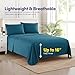 1500 Supreme Collection Full Sheet Sets Teal - Luxury Hotel Bed Sheets and Pillowcase Set for Full Mattress - Extra Soft, Elastic Corner Straps, Deep Pocket Sheets, Full Teal