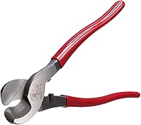 Klein Tools 63050 Cable Cutter: Heavy Duty, Made in USA, Cuts 4/0 Aluminum, 2/0 Soft Copper, Communications Cable