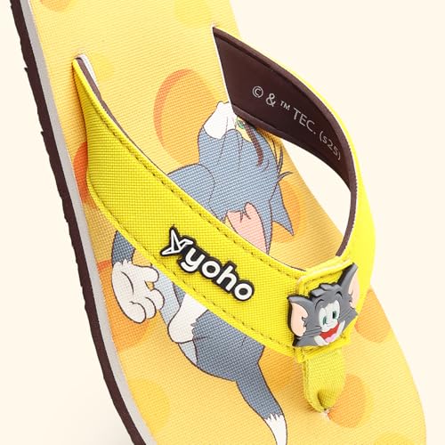 Image of YOHO Slippers for Women | Comfortable and Lightweight Flipflops | WB Cartoon & Comic Characters: Tom & Jerry and PowerPuff Girls Footwear for Woman & Girls